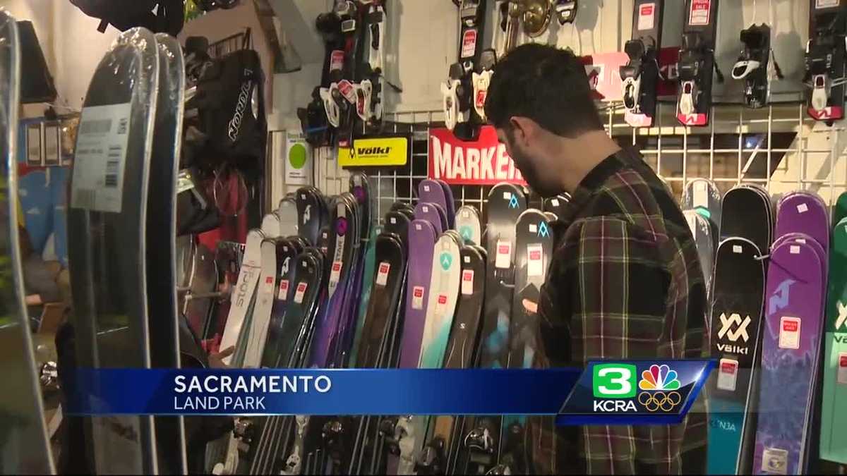 Sacramento ski shop ahead of slow start to season