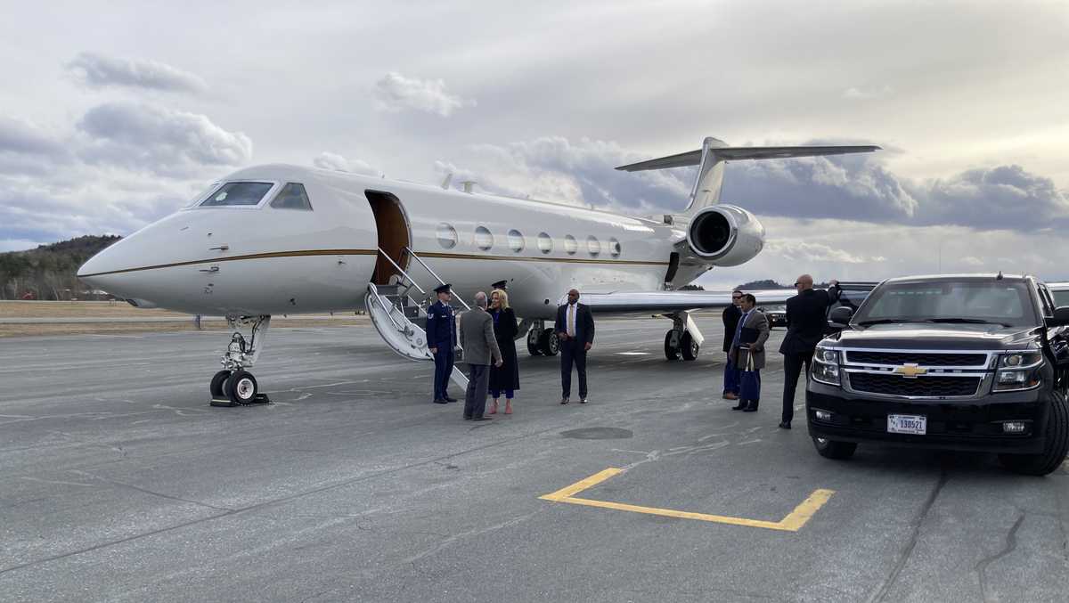 The Lebanon Municipal Airport host to First Lady Jill Biden s