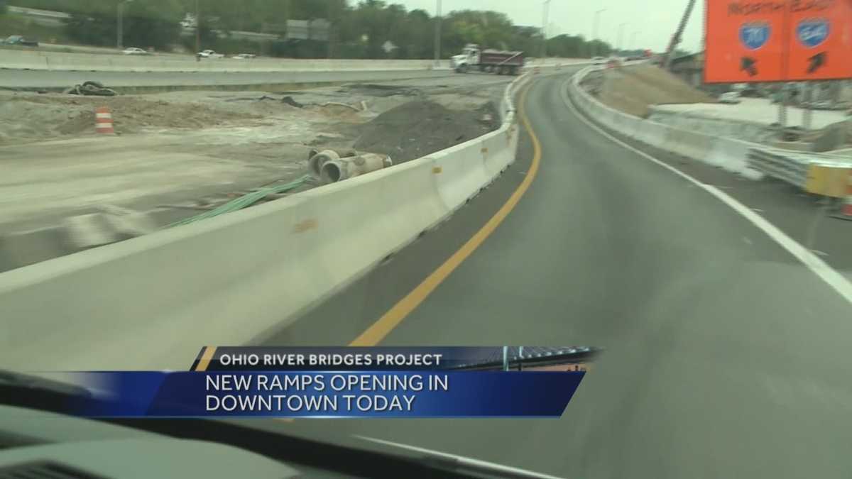 New ramps opening in downtown Louisville