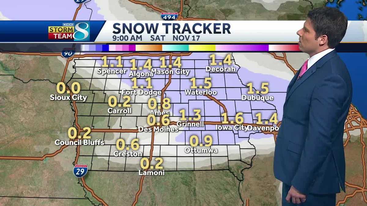 New timing, totals on incoming snow