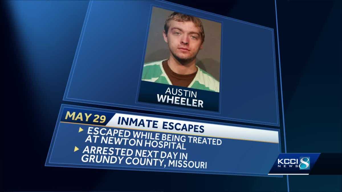 Iowa inmate escaped custody twice since spring