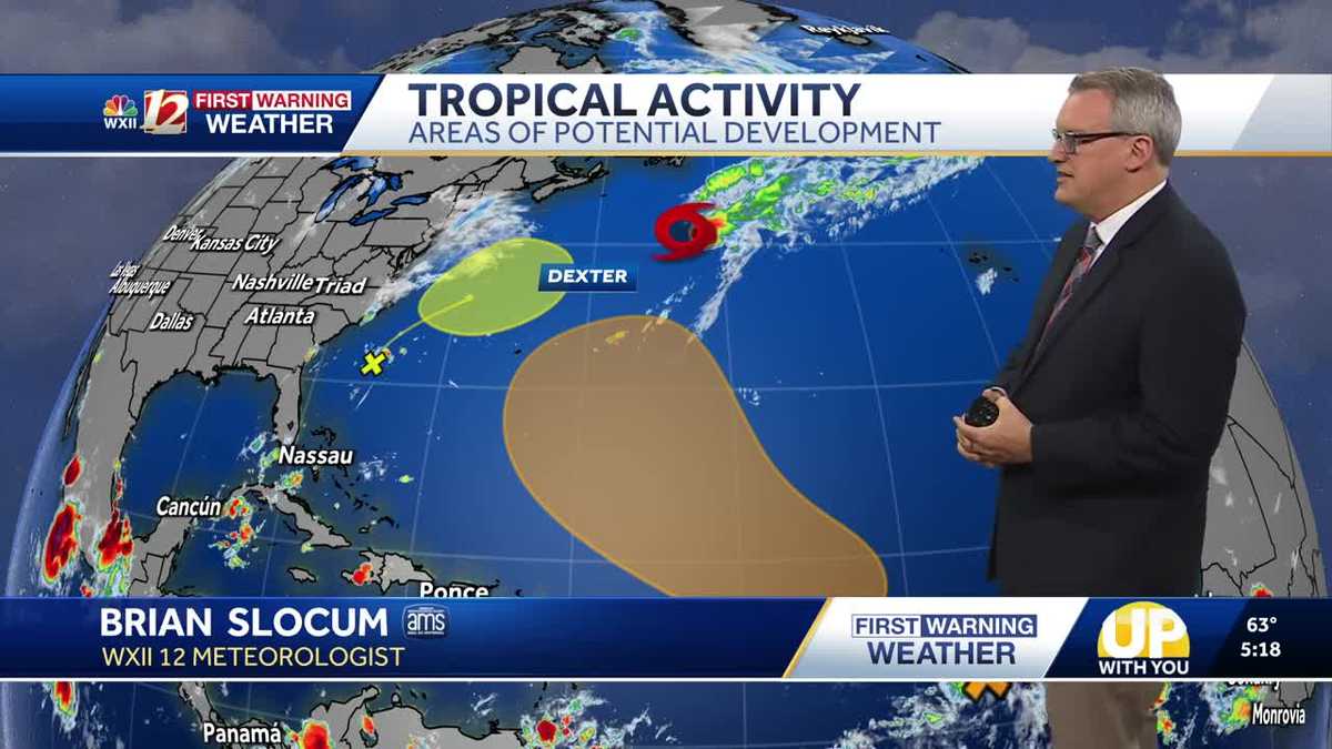 Active Atlantic: Tracking Tropical Storm Dexter and two other tropical hot spots this week.
