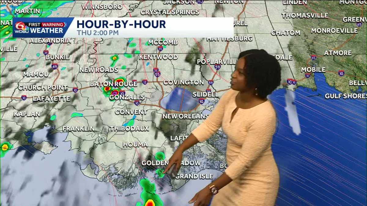 Dry start before afternoon storms fire up, more expected for Easter