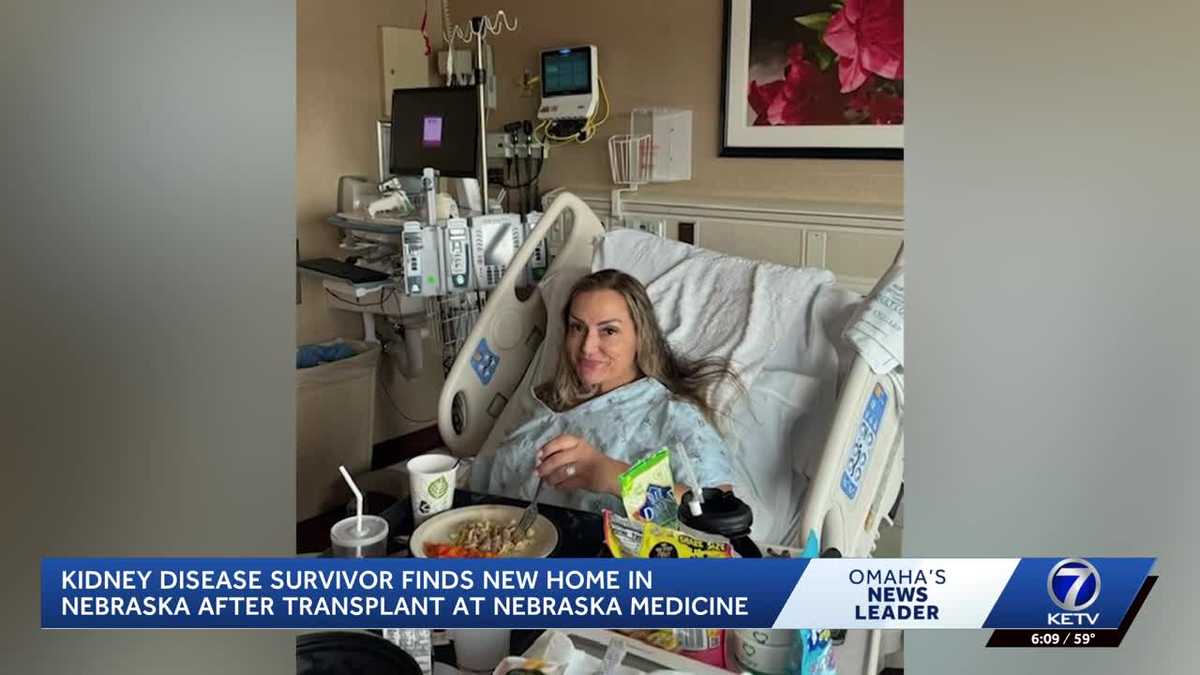 Kidney disease survivor finds a new home in Omaha after lifesaving transplant at Nebraska Medicine