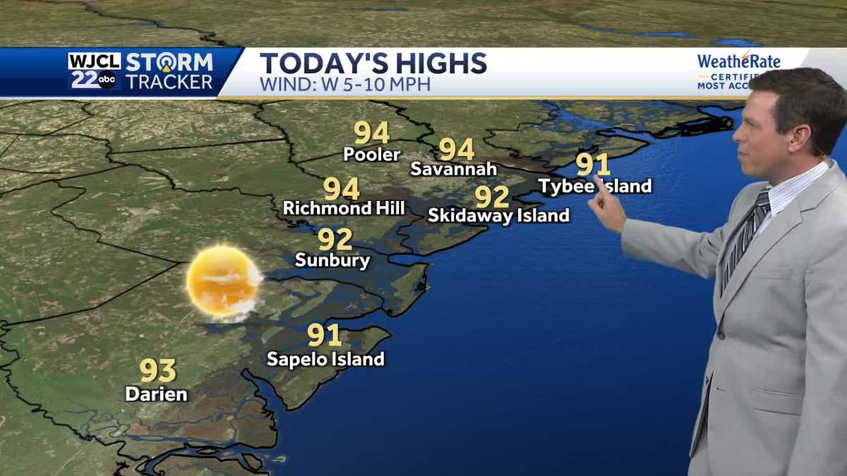 Lots of sun today and the tropics are getting busy - WJCL