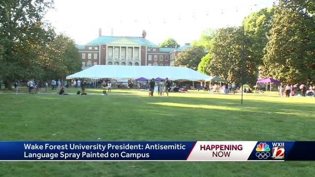 Wake Forest University students protect sidewalk vandalism - Vimarsana News