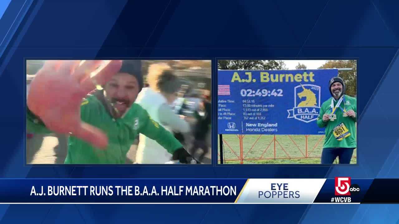 StormTeam 5's A.J. Burnett Runs B.A.A. Half Marathon