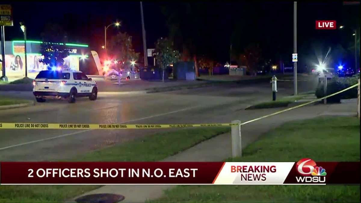 Two NOPD officers wounded in New Orleans East shooting; 1 shooter still ...