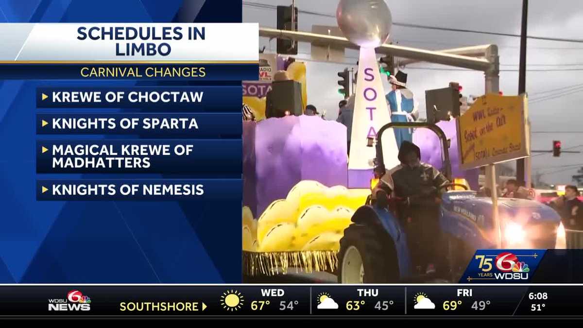 mardi gras parade changes