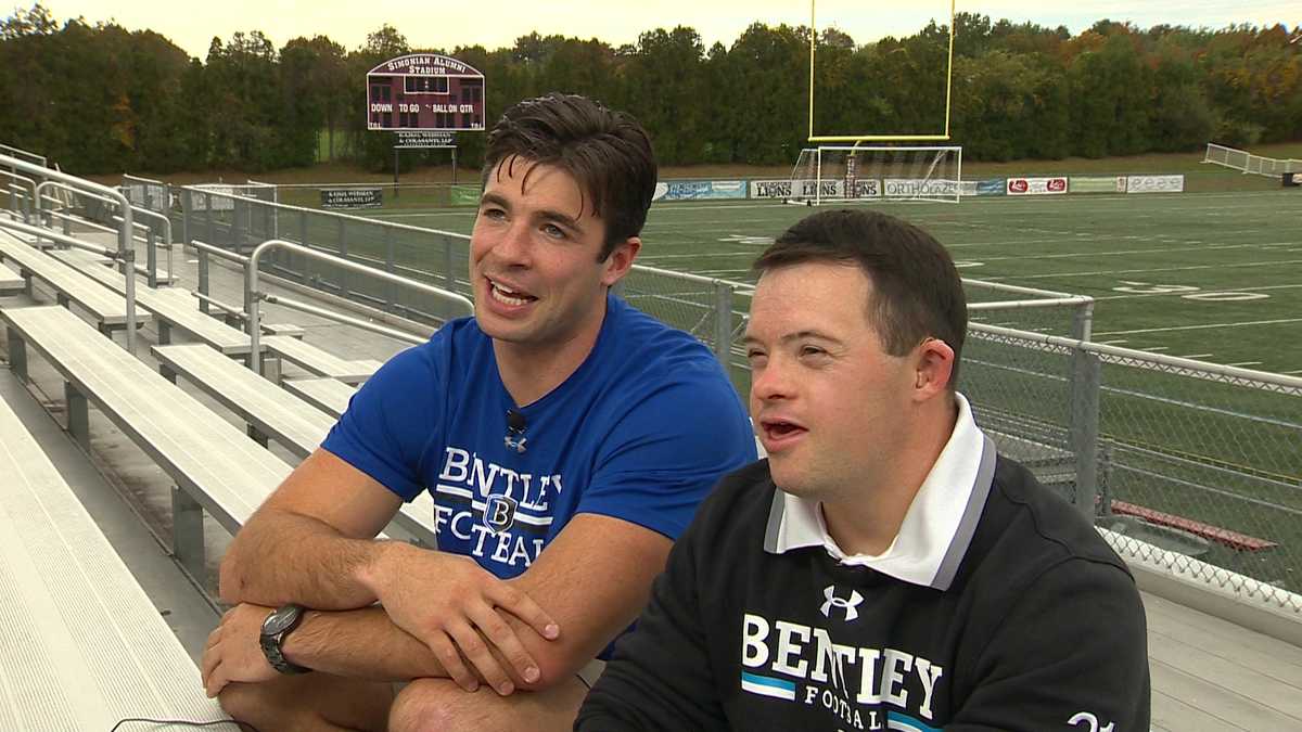 Bentley University linebacker's special friendship