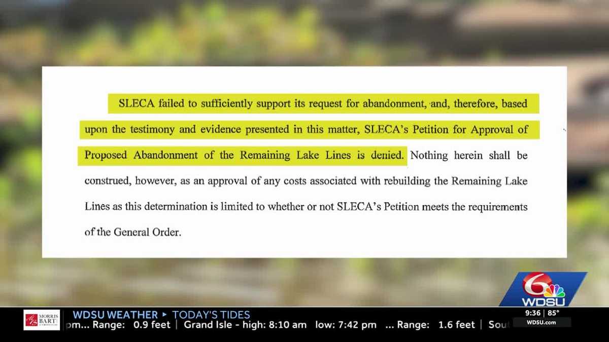 Louisiana judge: SLECA failed to justify ending power service