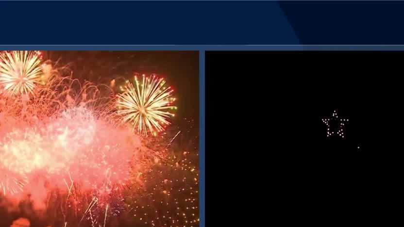 Milwaukee swaps fireworks show for drone display