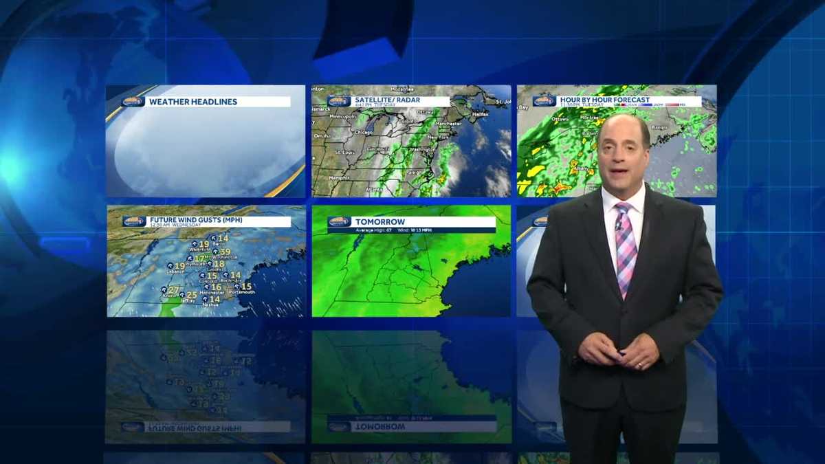 Watch: Heavy rain, gusty winds overnight
