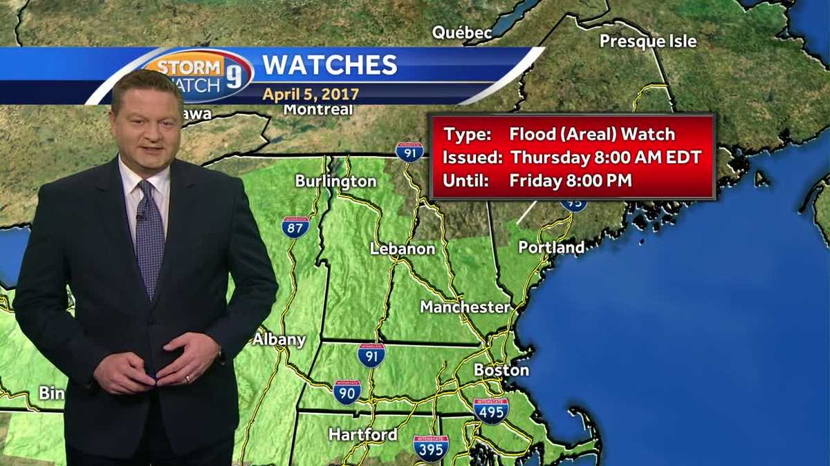 Watch Rain in forecast prompts flood watches