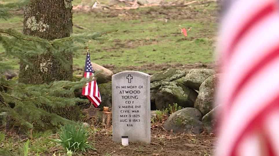 Maine Civil War soldier finally gets gravestone after more than 150 years(00)