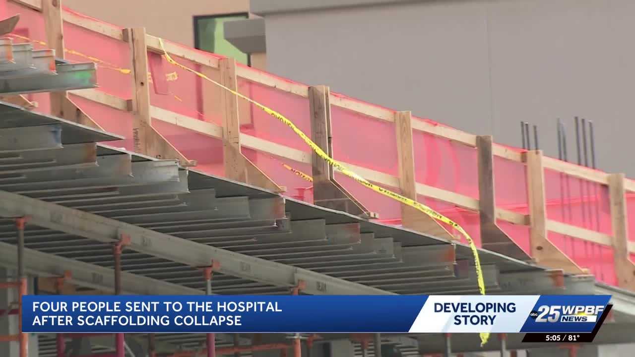 wpbf.com - Caleb Califano - Construction accident in West Palm Beach sends multiple to hospital