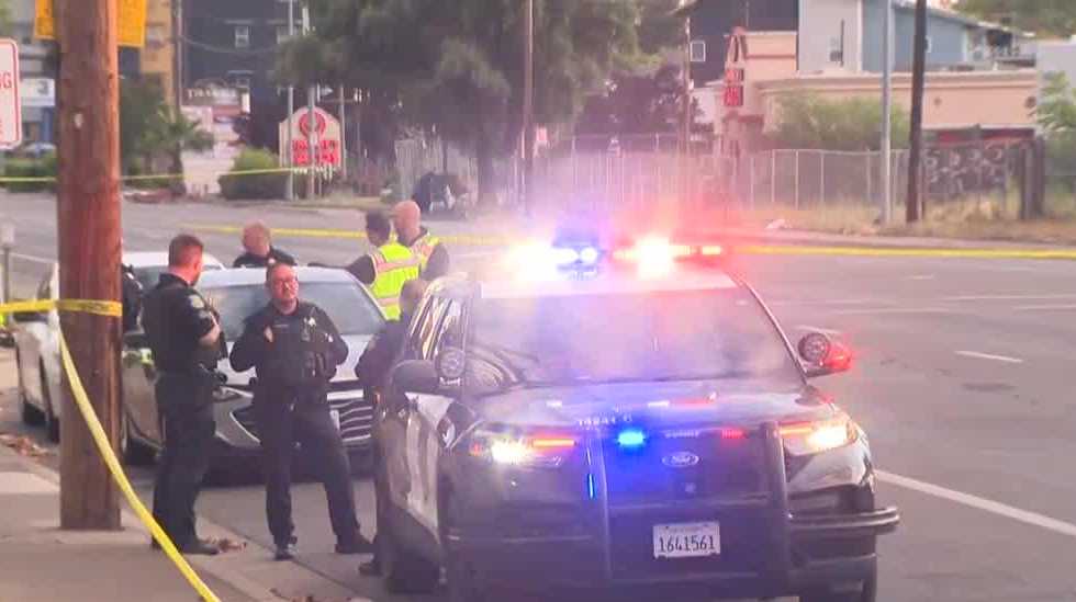 Man hit and killed by car, road closed in Sacramento, police say