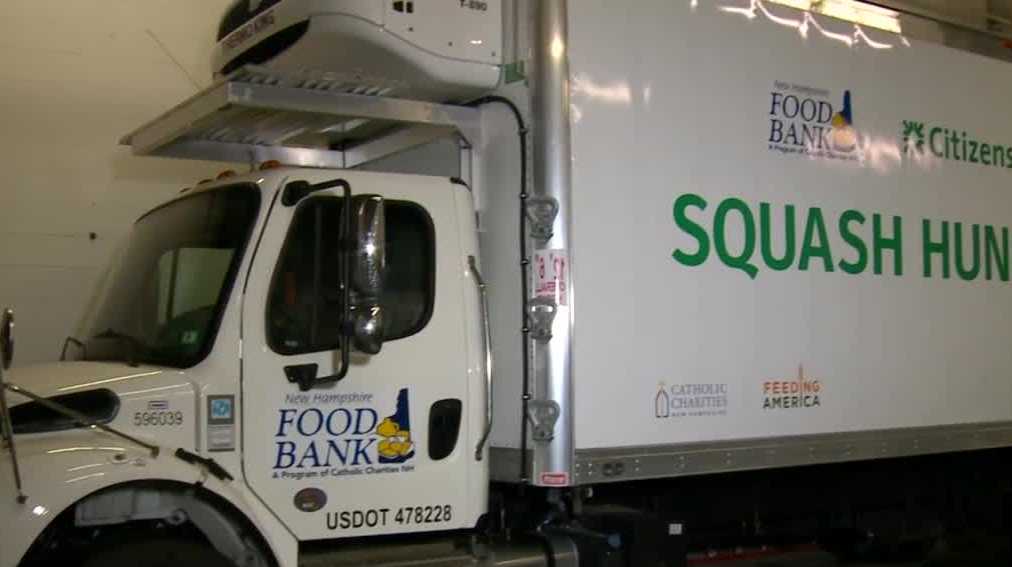 NH Food Bank accepts donation of new refrigerated truck