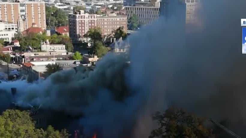 Alabama officials warn people of toxic smoke from massive fire - WVTM