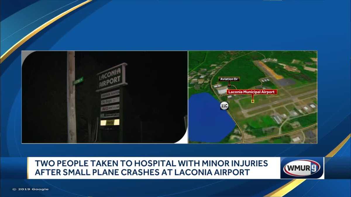 2 taken to hospital after plane crashes into trees in New Hampshire