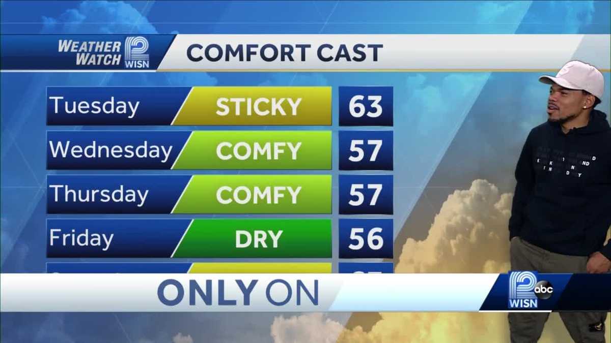 Chance The Rapper Stops By Wisn 12 Gives Forecasting A Try