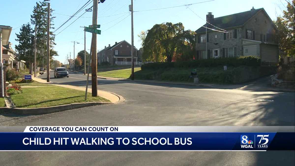 12-year-old student hit by vehicle while crossing street to school bus ...