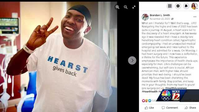 WXII production assistant shares story of cardiomyopathy diagnosis