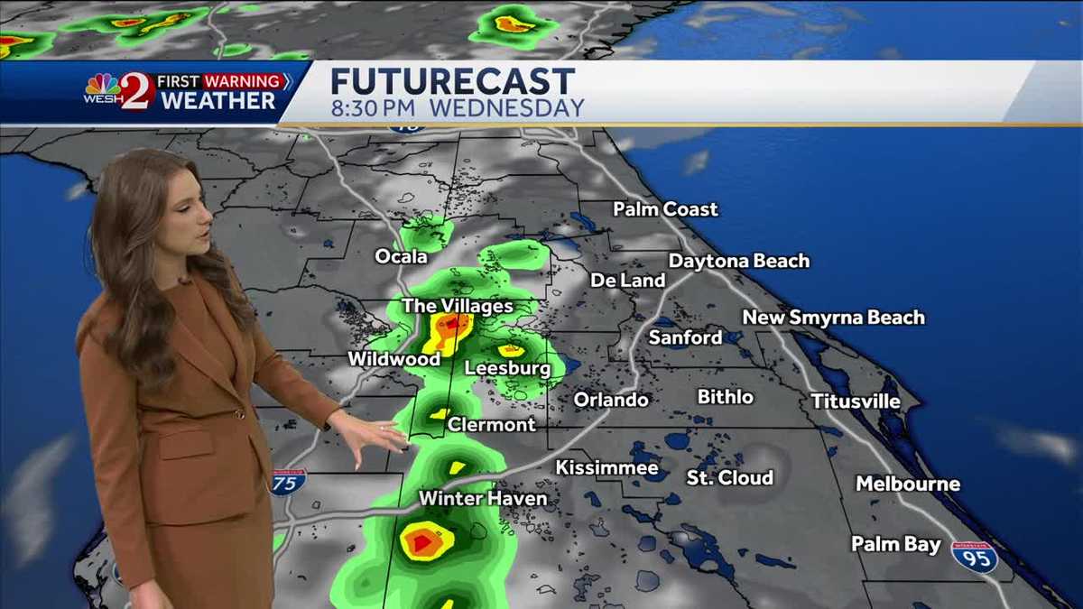 Warm, humid Wednesday morning with possible afternoon showers