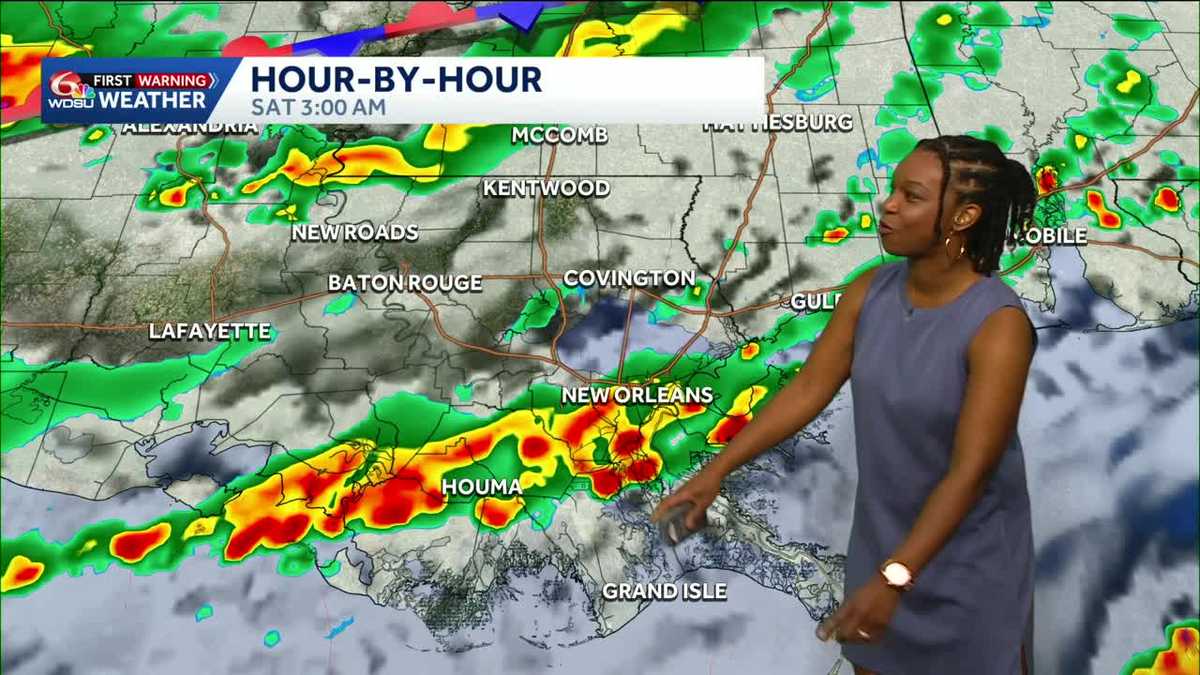 More storms expected today through the weekend, heavy at times