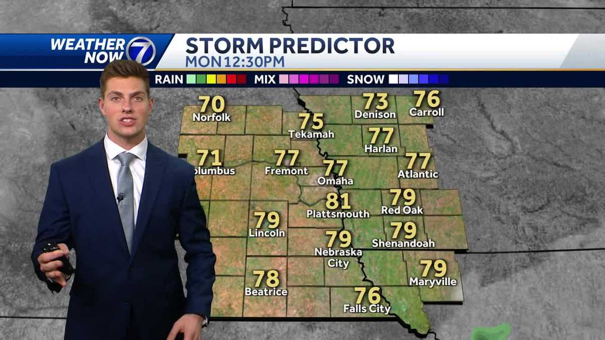Very warm today before we have a rainy middle week
