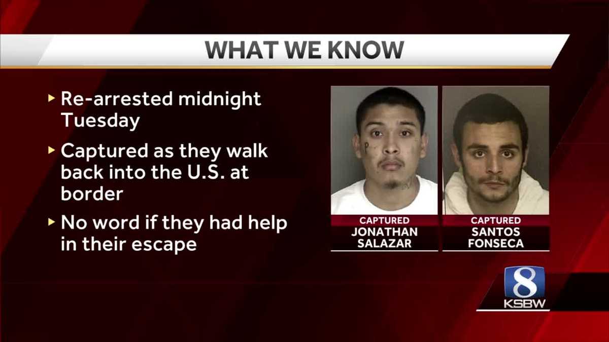 2 Escaped Salinas Murder Suspects Arrested At Us Mexico Border