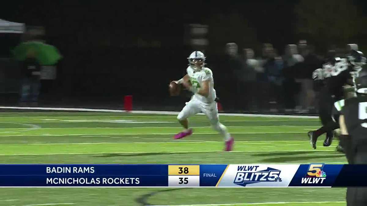 Badin Rams 38, McNicholas Rockets 35