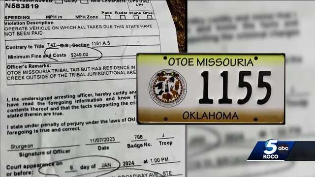 Stitt says he's 'backing the blue' in fight over tribal tags - Vimarsana News