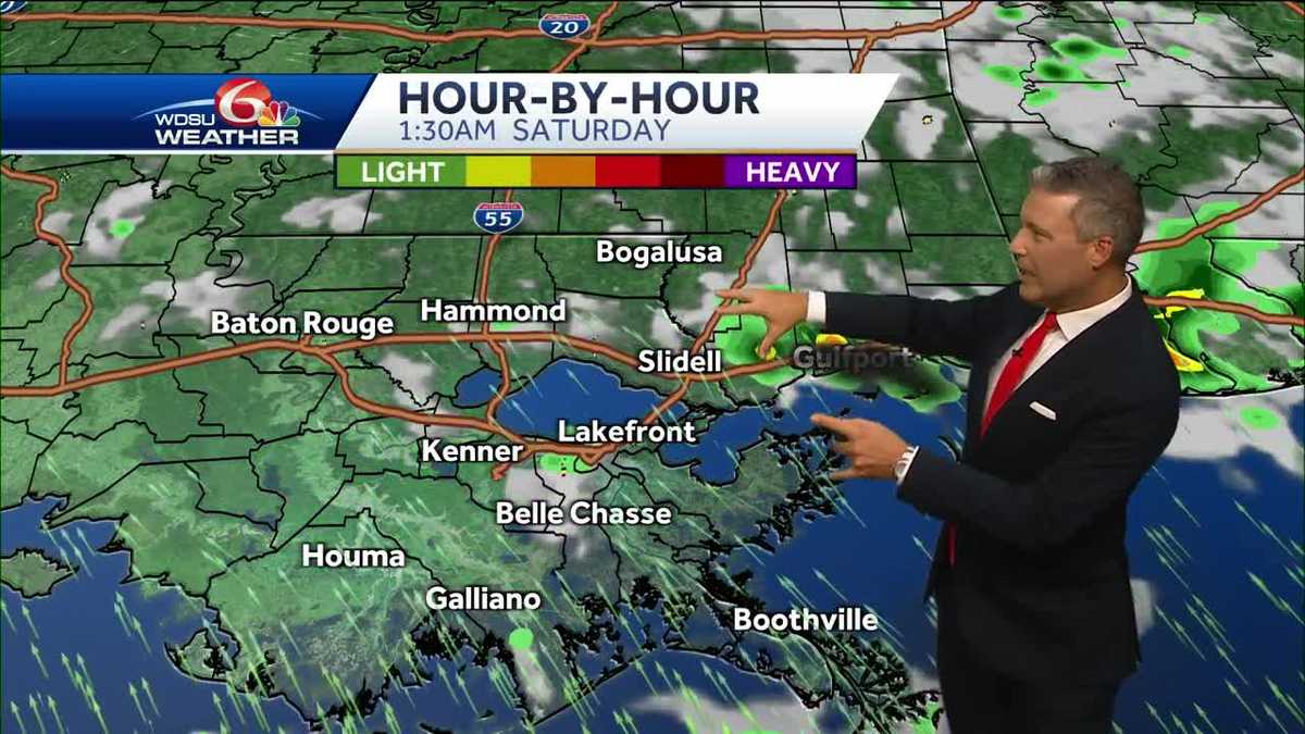 New Orleans forecast Labor Day Weekend rain travel forecast