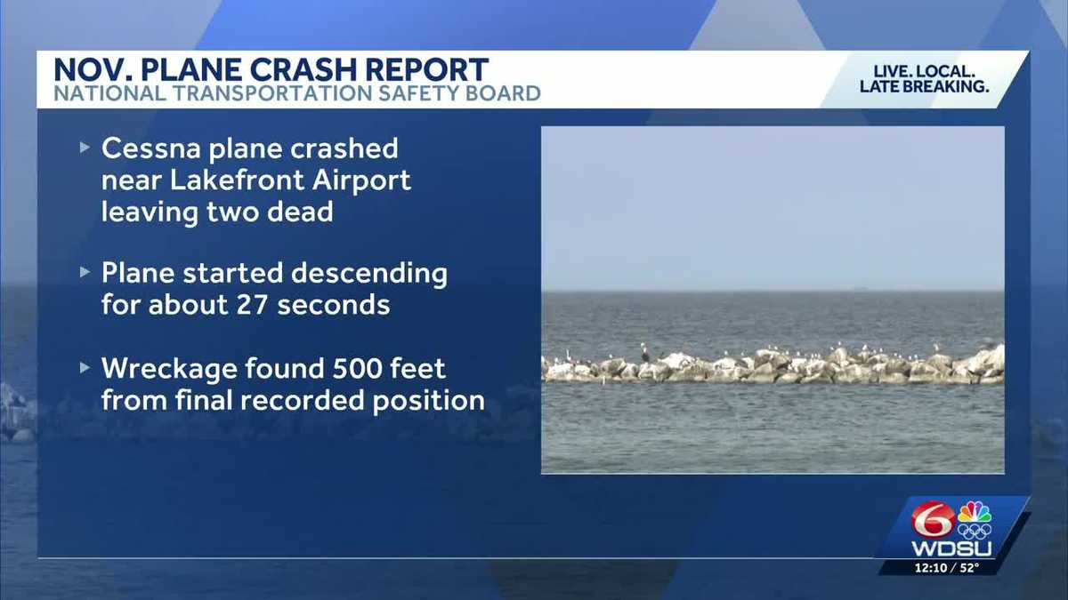 NTSB releases first report on plane crash that killed Mississippi pilots