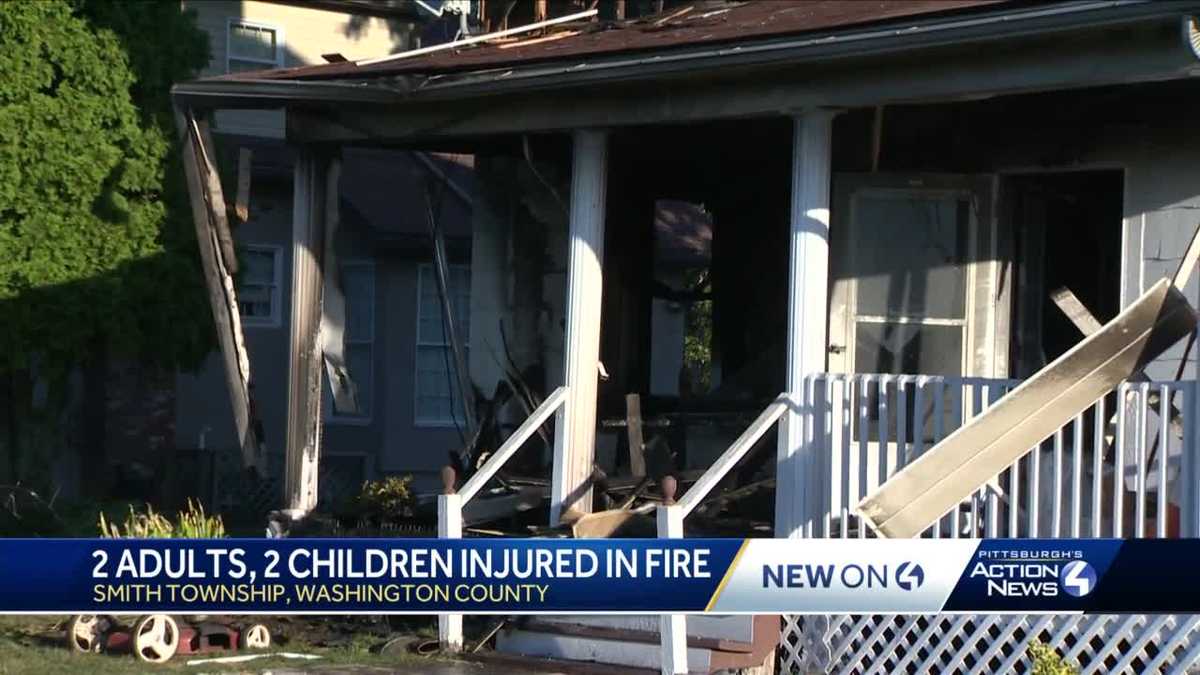 2 adults, 2 children injured in Washington County fire