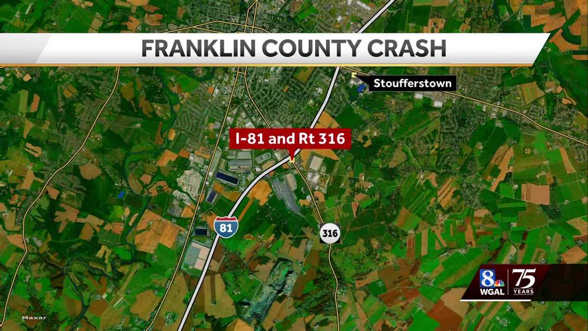 Interstate 81 crash sends 2 people to hospital in Franklin County, Pa.