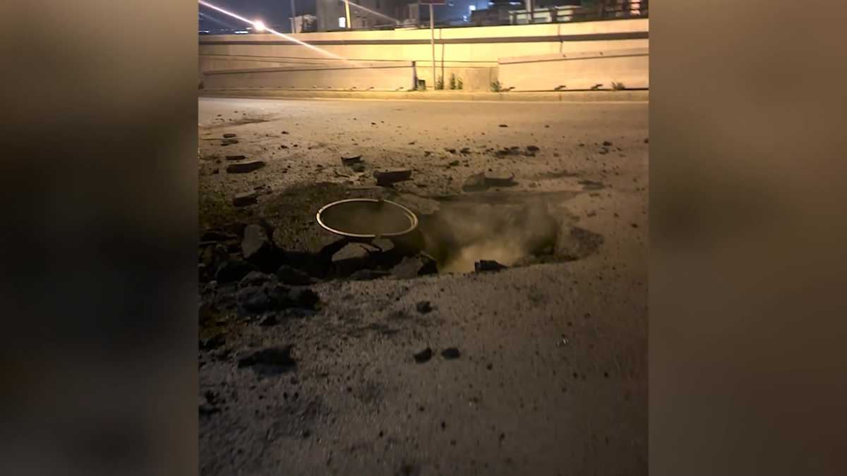 What it looked like moments after Somerville manhole explosion