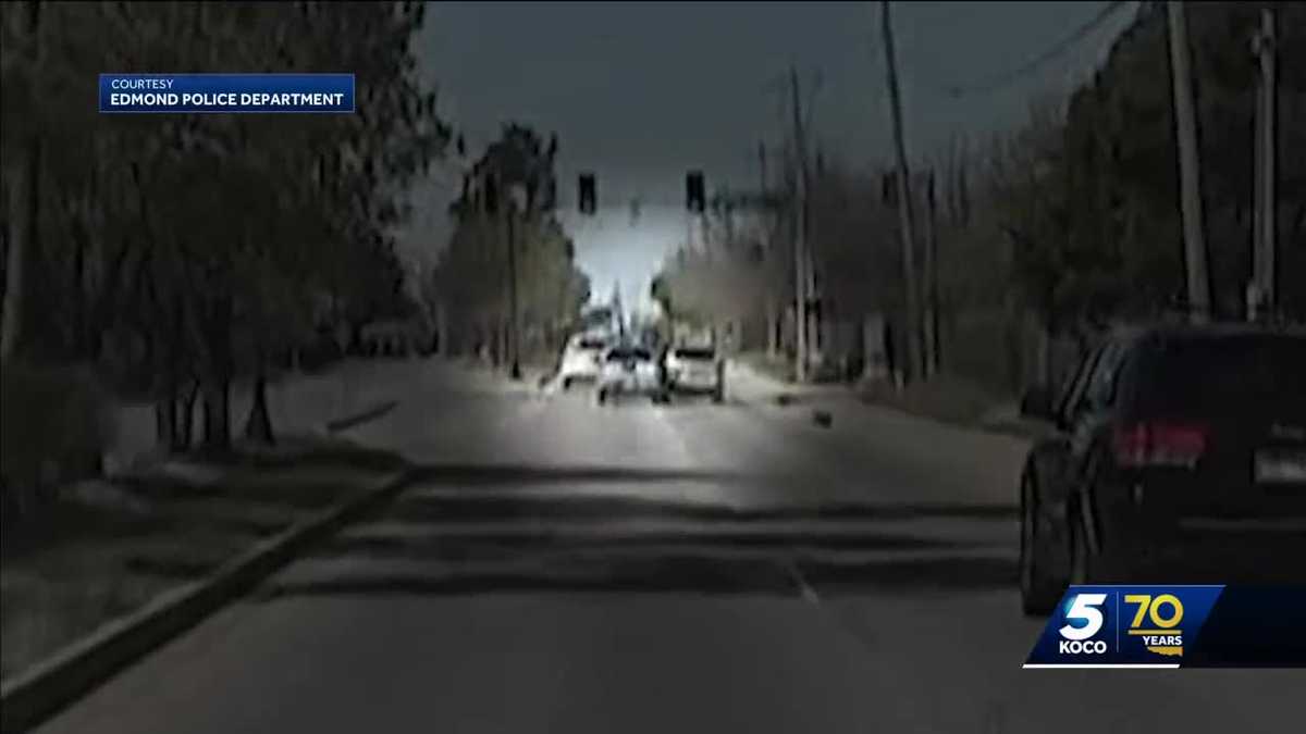 'I saw you ram her car': Edmond officer captures road rage on dash cam during patrol
