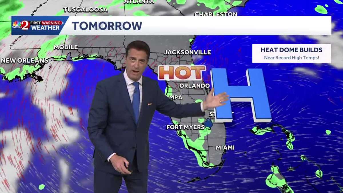 Dry & hot Tuesday but rain and cooler temperatures will return!
