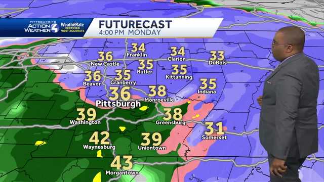 Impact Day: Rain and snow showers Monday - Vimarsana News
