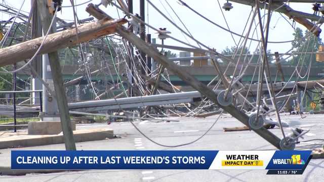 Thousands lose power in Maryland as BGE crews battle near-unprecedented storm damage