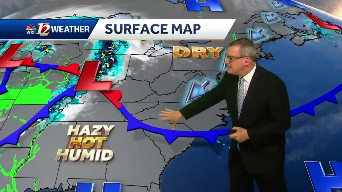 WATCH: Comfortable Wednesday, hot and humid weekend