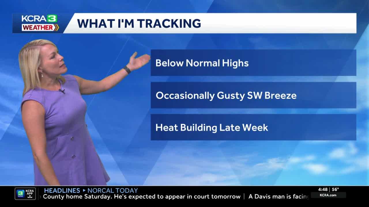 NorCal forecast: Below-average temperatures linger Monday