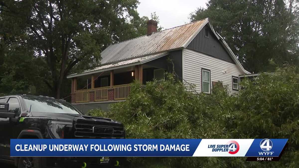 Weekend storms cause heavy wind damage in Easley