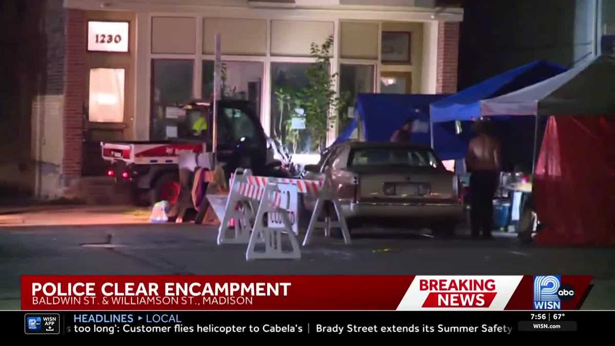 Multiple arrests as crews clear Madison protest encampment