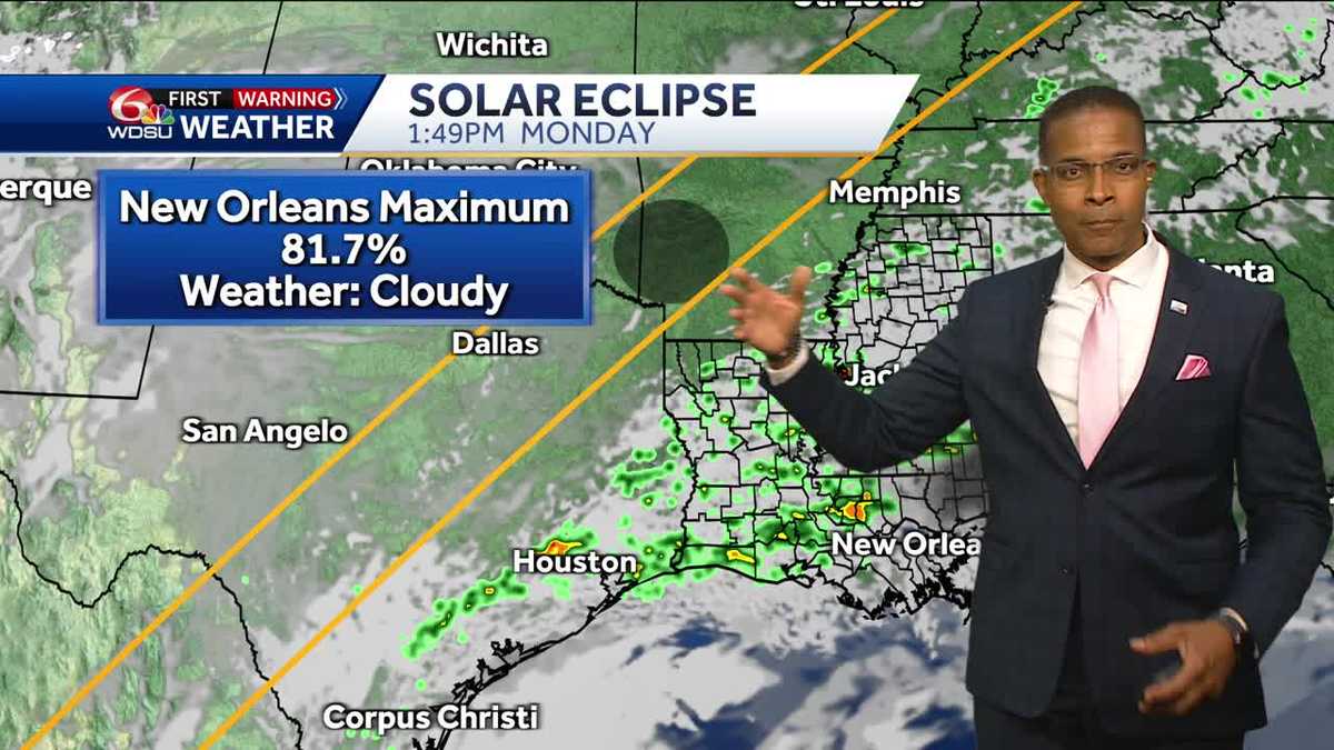 A cloudy, warm and humid Monday