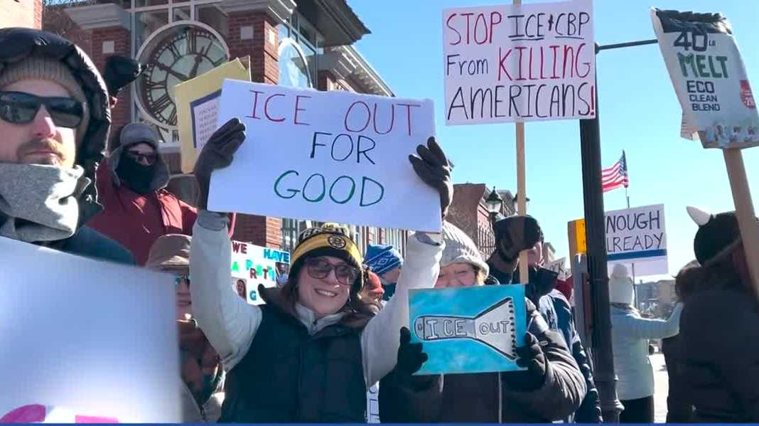 Anti-ICE protests held across New Hampshire