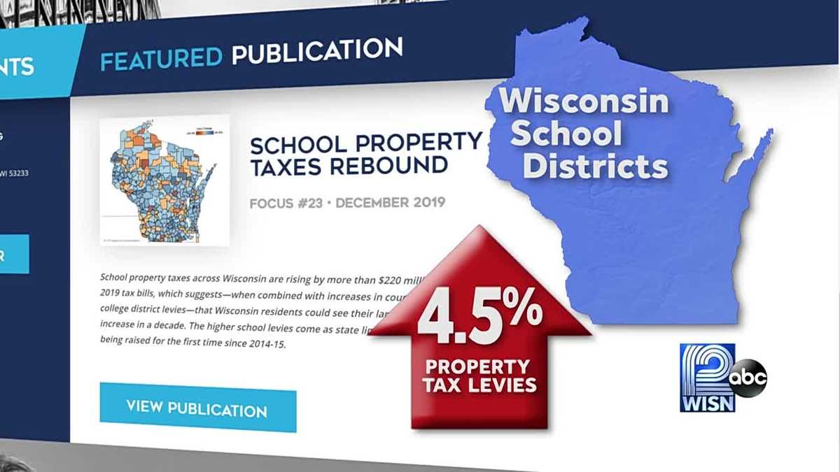 Wisconsin property taxes going up