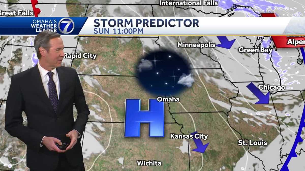 Breezy & cold in Omaha tonight and Monday